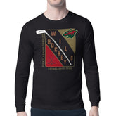 Minnesota Wild Starter Shield Long Sleeve Graphic T-Shirt