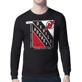New Jersey Devils Starter Shield Long Sleeve Graphic T-Shirt