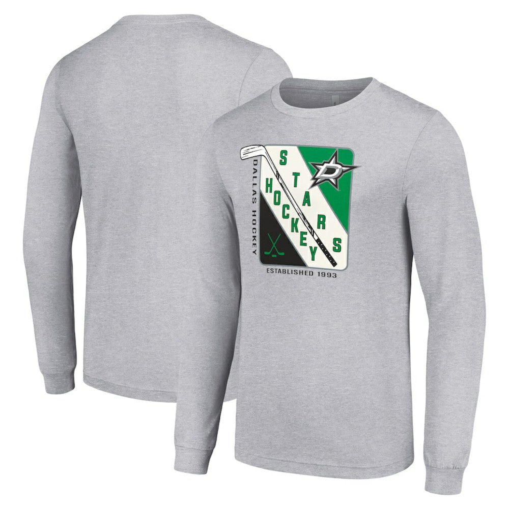 Dallas Stars Starter Shield Long Sleeve Graphic T-Shirt
