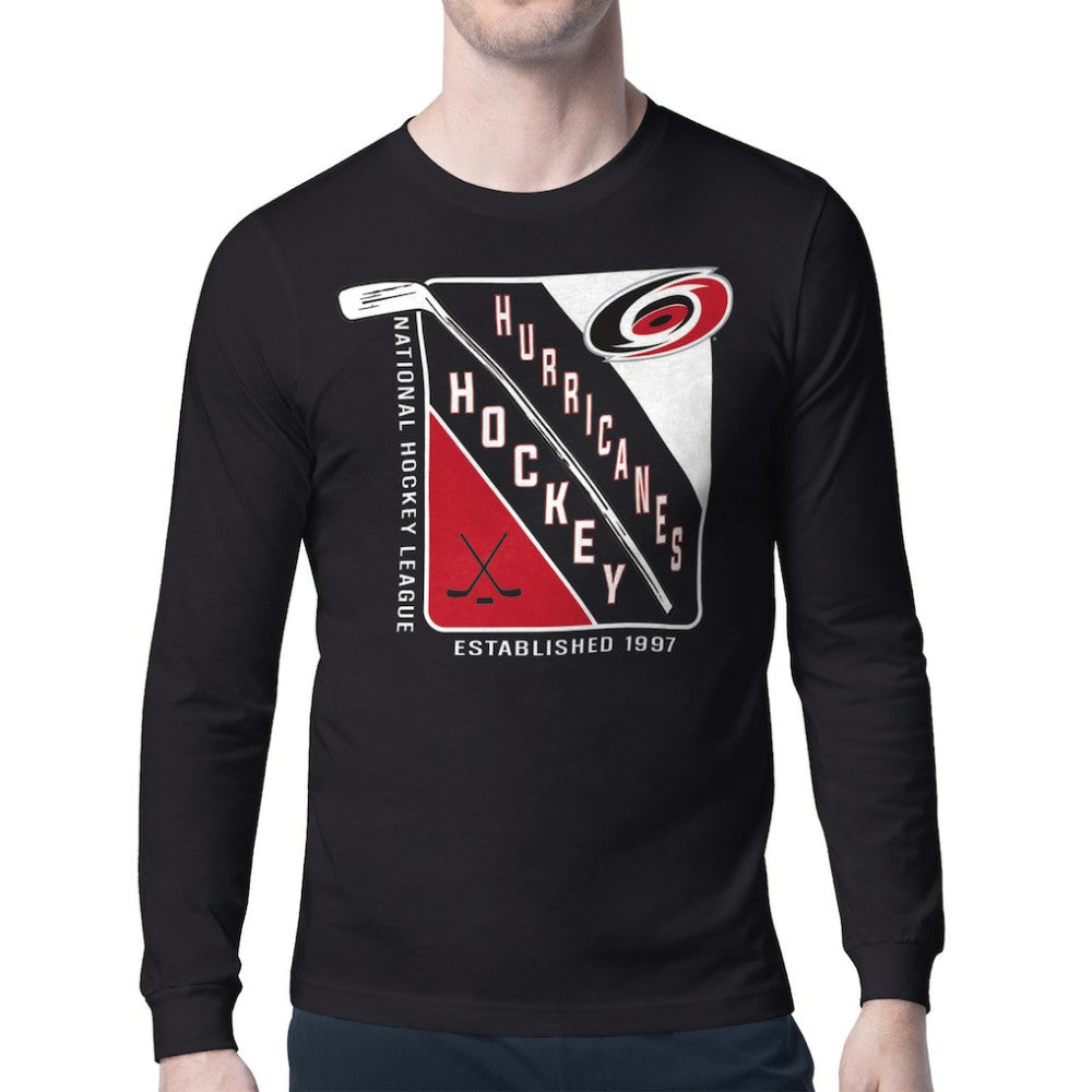 Carolina Hurricanes Starter Shield Long Sleeve Graphic T-Shirt