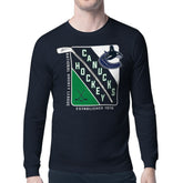 Vancouver Canucks Starter Shield Long Sleeve Graphic T-Shirt
