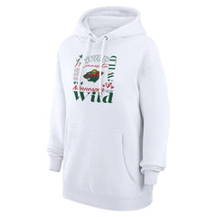 Minnesota Wild G-III 4Her by Carl Banks Women's Collage Team Graphic Tri-Blend Fleece Pullover Hoodie