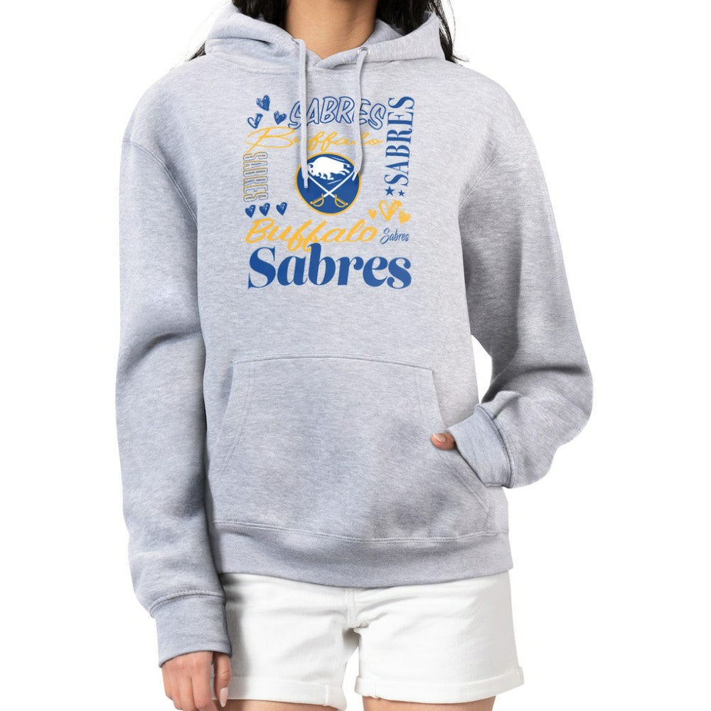 Buffalo Sabres G-III 4Her by Carl Banks Women's Collage Team Graphic Fleece Pullover Hoodie