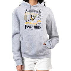 Pittsburgh Penguins G-III 4Her by Carl Banks Women's Collage Team Graphic Tri-Blend Fleece Pullover Hoodie
