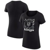 Los Angeles Kings G-III 4Her by Carl Banks Women's Super-Slim Fit Lightweight Collage Team Graphic T-Shirt