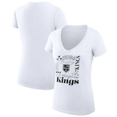 Los Angeles Kings G-III 4Her by Carl Banks Women's Super-Slim Fit Lightweight Collage Team Graphic T-Shirt