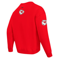 NFL Kansas City Chiefs Pro Standard Turn It Up Drop Shoulder Pullover Sweatshirt