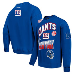 NFL New York Giants Pro Standard Turn It Up Drop Shoulder Pullover Sweatshirt