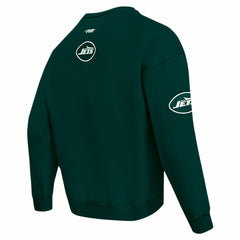 NFL New York Jets Pro Standard Turn It Up Drop Shoulder Pullover Sweatshirt