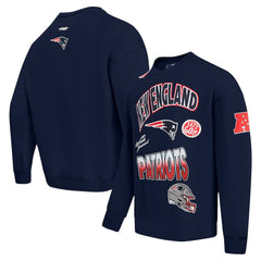 NFL New England Patriots Pro Standard Turn It Up Drop Shoulder Pullover Sweatshirt