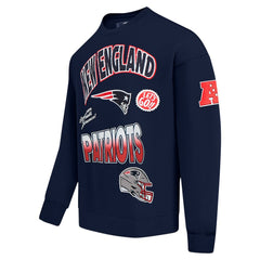 NFL New England Patriots Pro Standard Turn It Up Drop Shoulder Pullover Sweatshirt