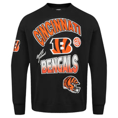 NFL Cincinnati Bengals Pro Standard Turn It Up Drop Shoulder Pullover Sweatshirt