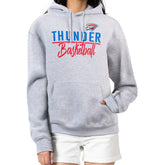 Oklahoma City Thunder G-III 4Her by Carl Banks Women's Graphics Fleece Pullover Hoodie - Heather Gray on sale