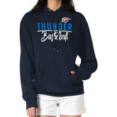 Oklahoma City Thunder G-III 4Her by Carl Banks Women's Graphics Fleece Pullover Hoodie - Navy sale