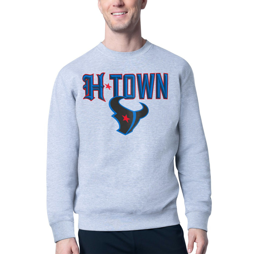 NFL Houston Texans Starter H-Town Graphic Fleece Pullover Sweatshirt