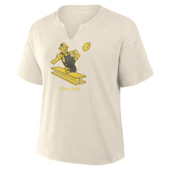 NFL Pittsburgh Steelers Women's Trick Play Slub Boxy T-Shirt
