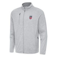 USWNT Antigua Hold-Up Tri-Blend Full-Zip Jacket / Soccer Outlet
