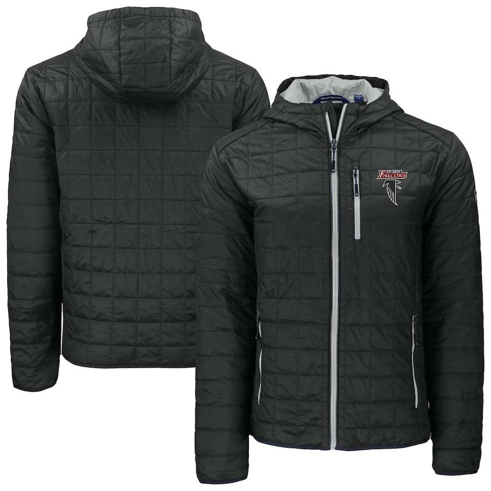NFL Atlanta Falcons Cutter & Buck Rainier PrimaLoft Eco Insulated Full-Zip Puffer Jacket