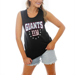 NFL New York Giants Gameday Couture Women's Baby You're A Star Racerback Scoop Neck Tapered Tank Top