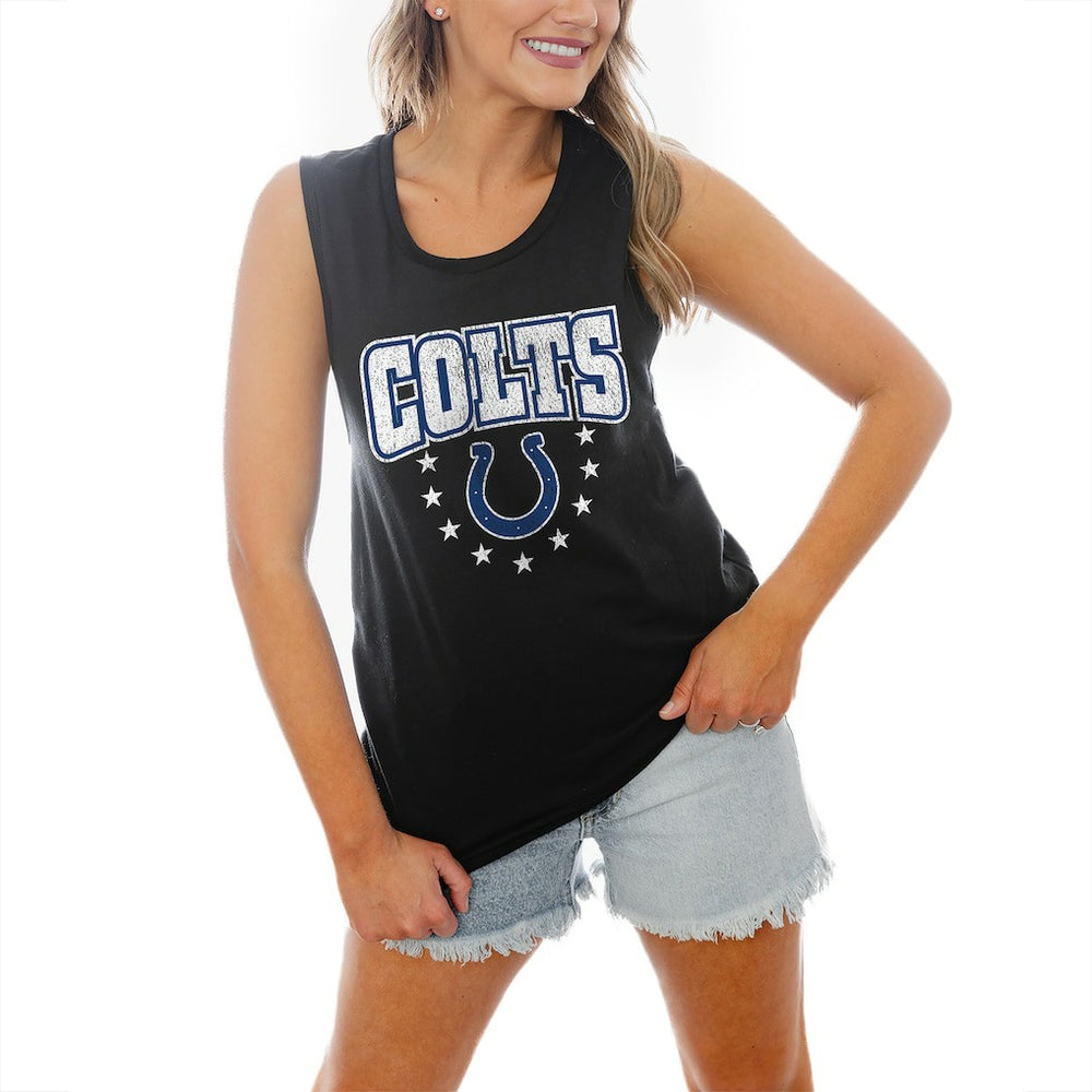 NFL Indianapolis Colts Gameday Couture Women's Baby You're A Star Racerback Scoop Neck Tapered Tank Top
