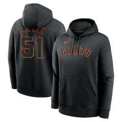 Jung Hoo Lee San Francisco Giants Player Name & Number Club Pullover Hoodie - Black | Nike