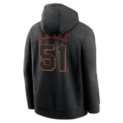 Jung Hoo Lee San Francisco Giants Player Name & Number Club Pullover Hoodie - Black | Nike