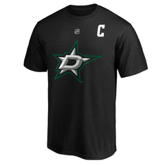 Jamie Benn Dallas Stars Fanatics Authentic Stack Name & Number T-Shirt