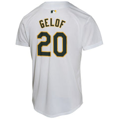 Zack Gelof Athletics Youth Home Game Player Jersey - Gray | Nike