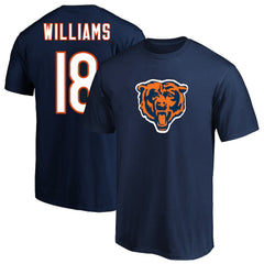 NFL Chicago Bears Caleb Williams Big & Tall Player Name & Number T-Shirt