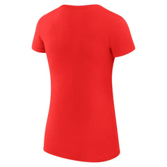 Los Angeles Angels G-III 4Her by Carl Banks Women's Super-Slim Fit Lightweight Team Logo Graphic T-Shirt - Red