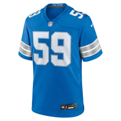 NFL Detroit Lions Giovanni Manu Team Game Jersey