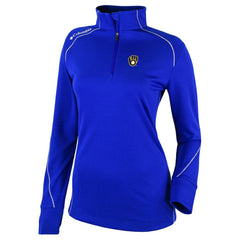 Milwaukee Brewers Women's Cooperstown Collection Shotgun 2.0 Omni-Wick Quarter-Zip Top - Royal | Columbia