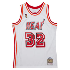 Shaquille O'Neal Miami Heat 2007/08 Hardwood Classics Swingman Jersey - White | Mitchell & Ness discount