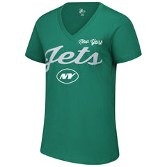 NFL New York Jets G-III 4Her by Carl Banks Women's Post Season V-Neck T-Shirt