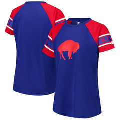 NFL Buffalo Bills Starter Women's 1st Rounder Color Block Raglan Top