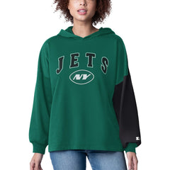 NFL New York Jets Starter Women's Power Move Long Sleeve Pullover Hoodie