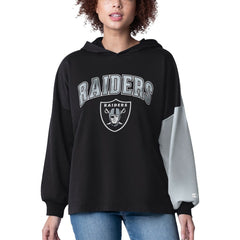 NFL Las Vegas Raiders Starter Women's Power Move Long Sleeve Pullover Hoodie