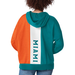 NFL Miami Dolphins Starter Women's Power Move Long Sleeve Pullover Hoodie