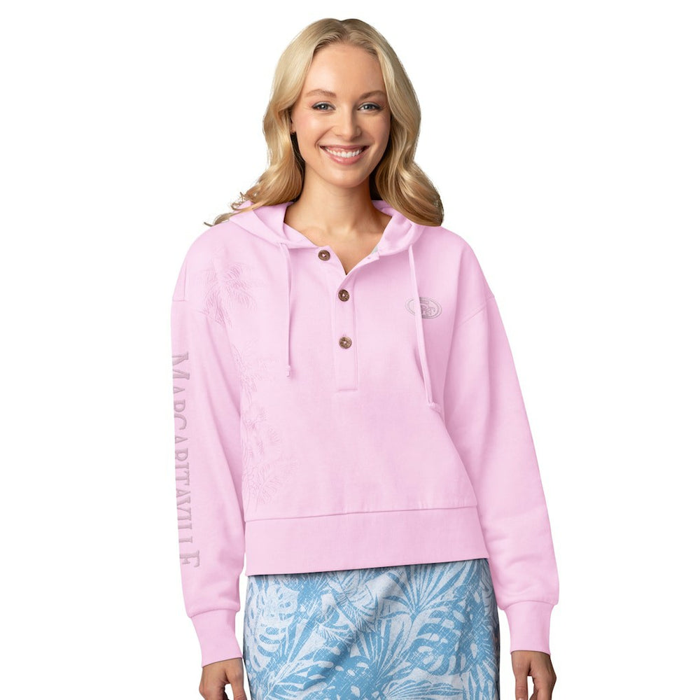 NFL San Francisco 49ers Margaritaville Women's Island Dream Solid Pullover Hoodie