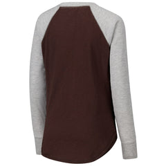 NFL Cleveland Browns G-III 4Her by Carl Banks Women's Waffle Knit Raglan Long Sleeve T-Shirt
