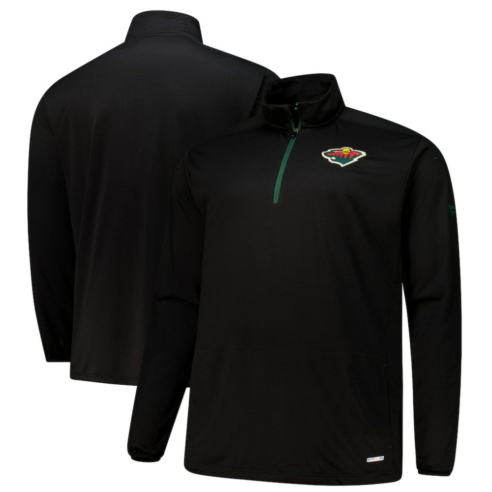 Minnesota Wild Fanatics Big & Tall Authentic Pro Quarter-Zip Top