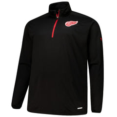 Detroit Red Wings Fanatics Big & Tall Authentic Pro Quarter-Zip Top