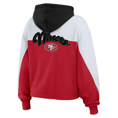 NFL San Francisco 49ers WEAR by Erin Andrews Women's Plus Size Color Block Full-Zip Hoodie