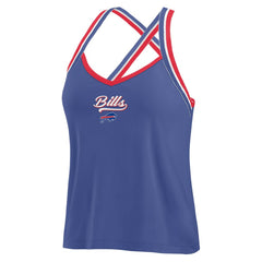 NFL Buffalo Bills WEAR by Erin Andrews Women's Cross Strap Tri-Blend Tank Top