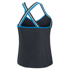 NFL Carolina Panthers WEAR by Erin Andrews Women's Cross Strap Tri-Blend Tank Top