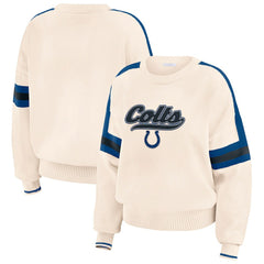 NFL Indianapolis Colts WEAR by Erin Andrews Women's Stripe Pullover Sweater