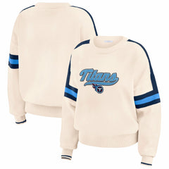 NFL Tennessee Titans WEAR by Erin Andrews Women's Stripe Pullover Sweater