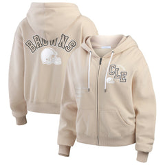 NFL Cleveland Browns WEAR by Erin Andrews Women's Tonal Full-Zip Hoodie