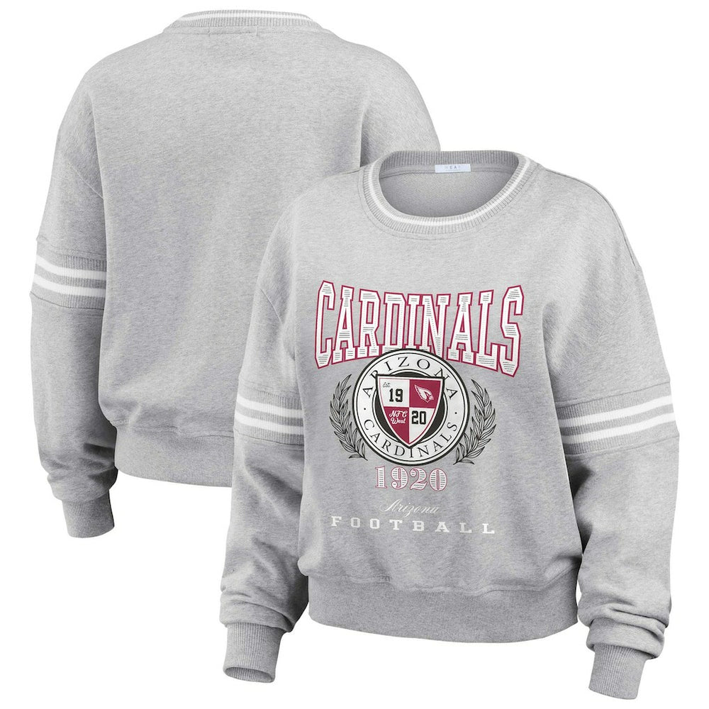 NFL Arizona Cardinals WEAR by Erin Andrews Women's Cropped Pullover Sweatshirt