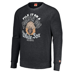 Chicago White Sox MLB x Guy Fieri’s Flavortown Unisex Tri-Blend Pullover Sweatshirt - Charcoal